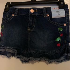 Girls denim shorts